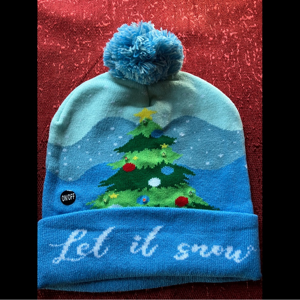 Light up Let It Snow Hat